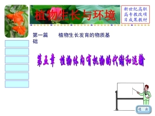 植物生长与环境