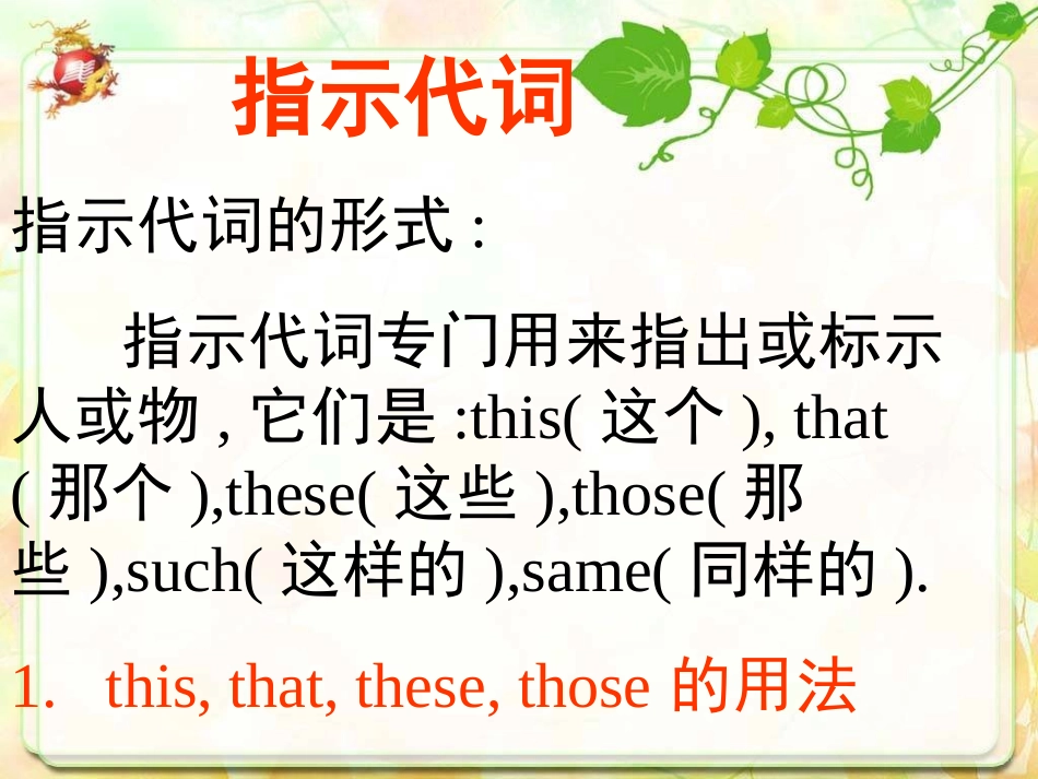 指示代词课件_第2页