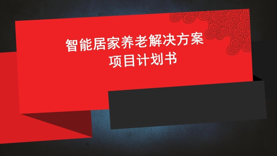 智能居家养老解决方案项目计划书_第1页