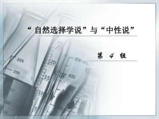 中性说与自然选择学说讲解