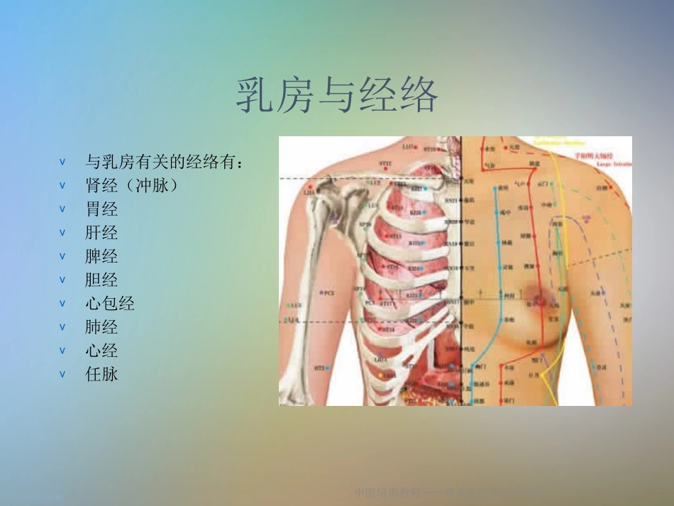 中医培训教程常见乳房病的诊和治_第3页