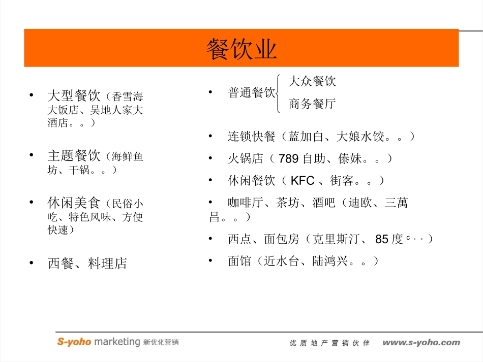 综合商业体业态汇总_第3页