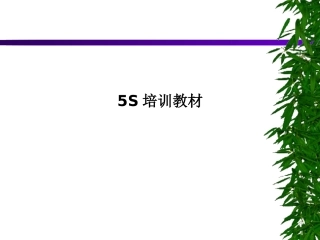 5S培训教材课件