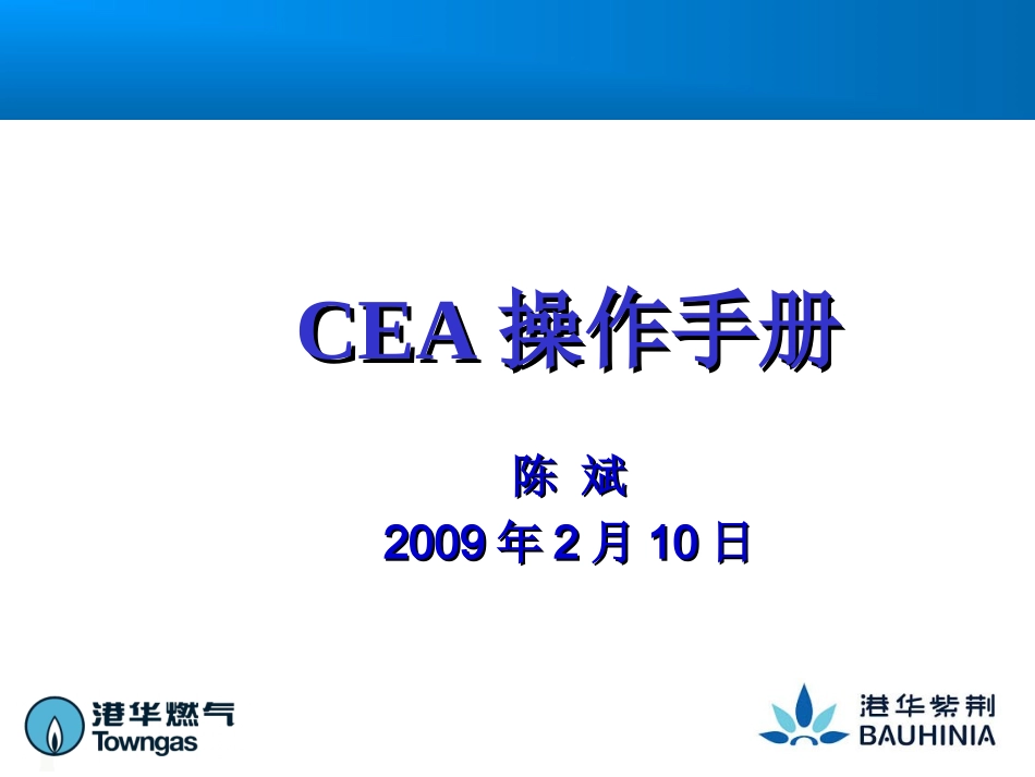 CEA操作手册_第1页