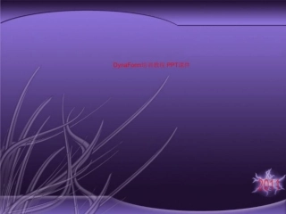 DynaForm培训教程课件