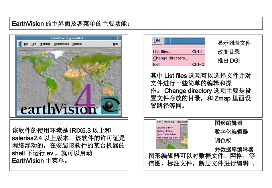 EarthVision操作手册_第2页