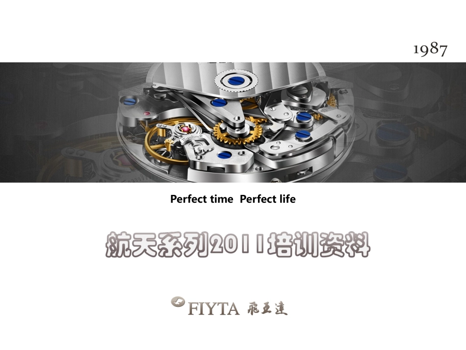 FIYTA航天表培训资料_第1页