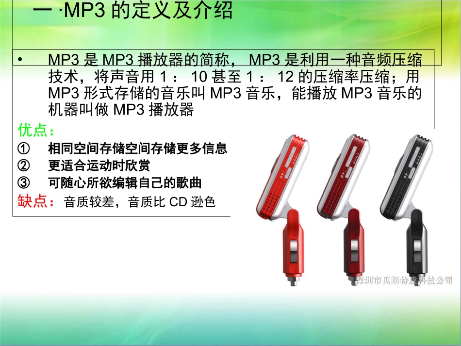 MP3市场调研报告_第3页