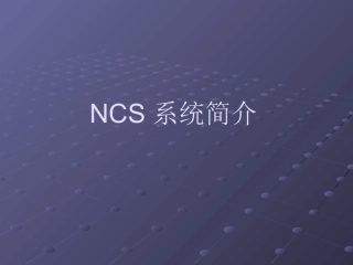 NCS系统介绍