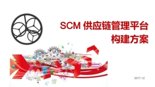 SCM供应链管理平台项目构建方案