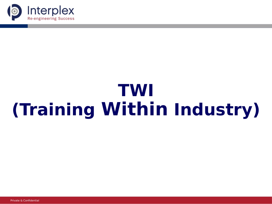 TWI培训资料_第1页