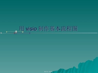 visio流程图制作详解