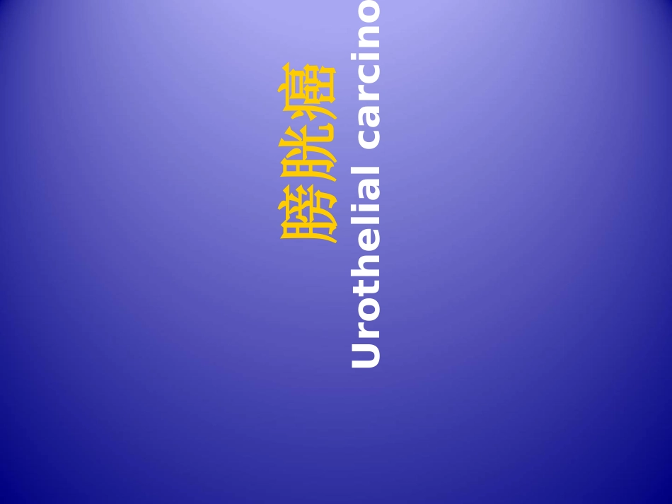 膀胱癌优质课件_第1页