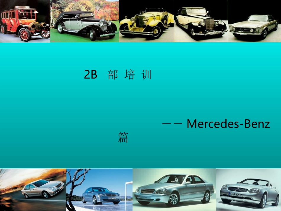 奔驰培训资料_第1页