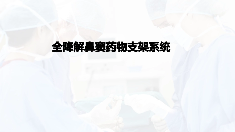 鼻窦支架系统_第1页