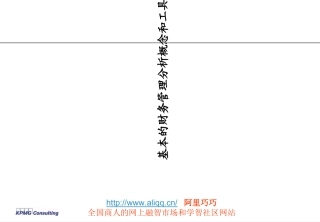 毕马威财务分析培训