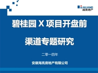 碧桂园渠道专题研究报告