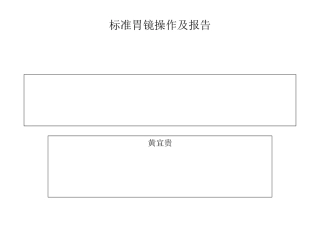 标准胃镜操作及报告