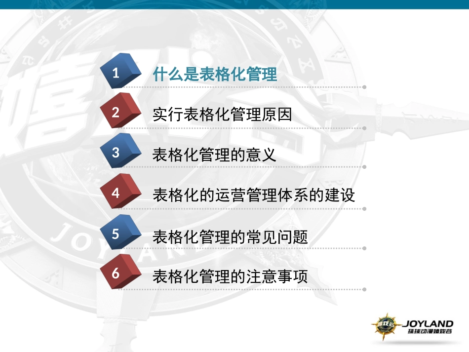 表格化管理培训课件_第2页