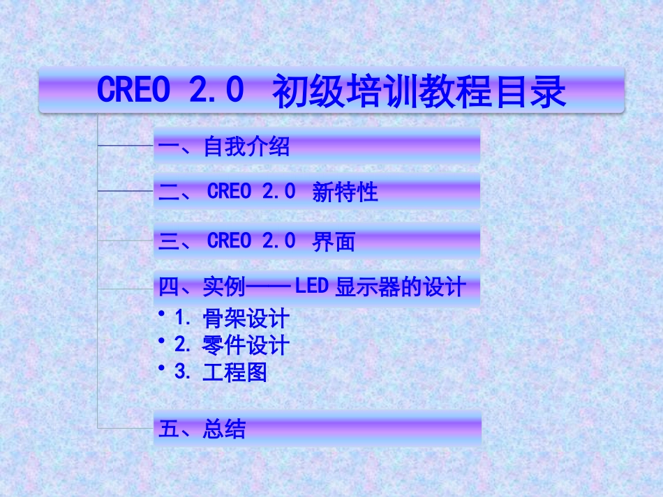 creo2.0基础培训教程_第2页
