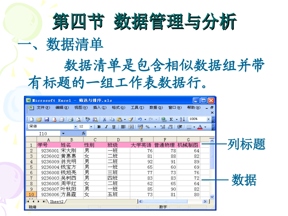 Excel数据管理与分析_第2页