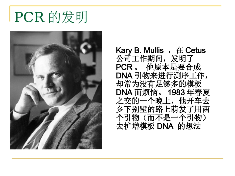 PCR的发明原理及应用_第2页
