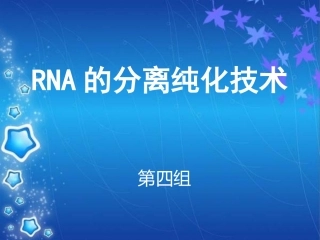 RNA的分离纯化技术解析