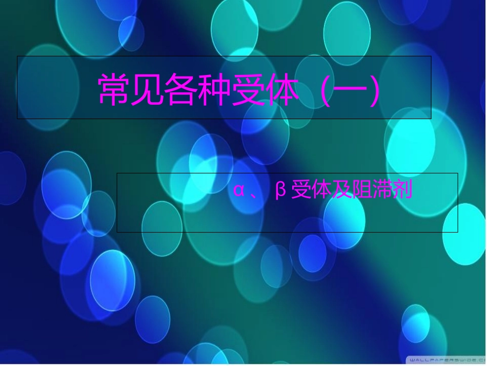 αβ受体解读_第1页