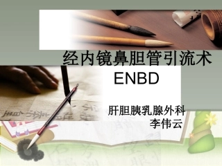 鼻胆管护理讲义