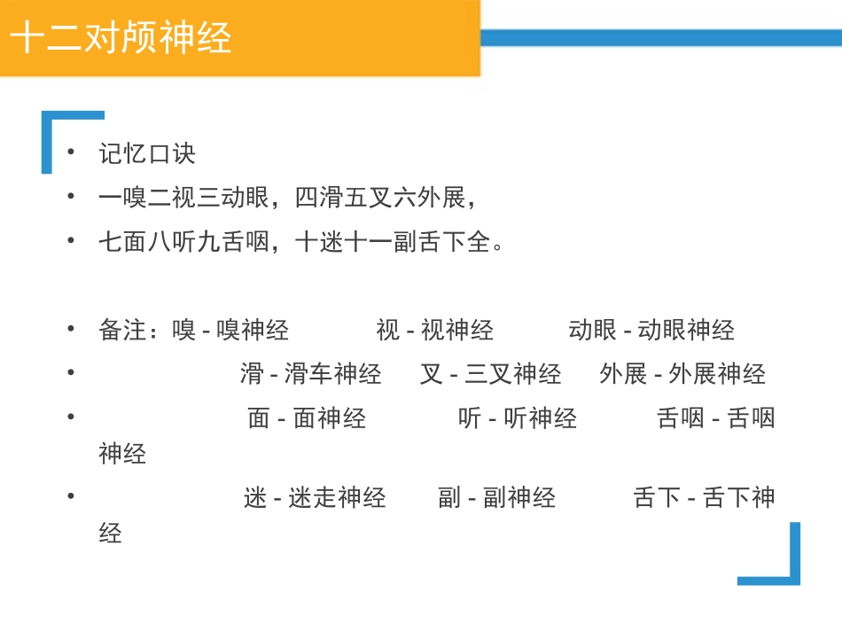 鼻咽癌颅神经查体要点_第3页