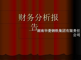 财务分析案例