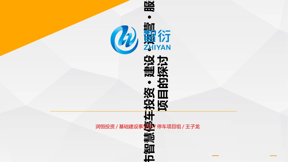 城市级停车项目探讨市场运营方面_第1页