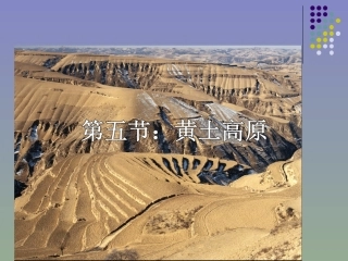 初中地理黄土高原课件