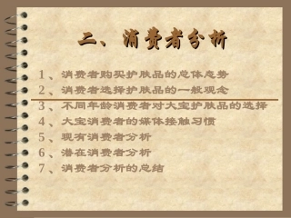 大宝市场分析
