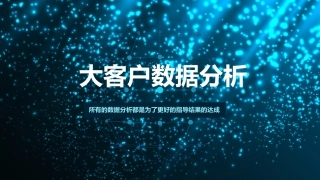 大客户数据分析