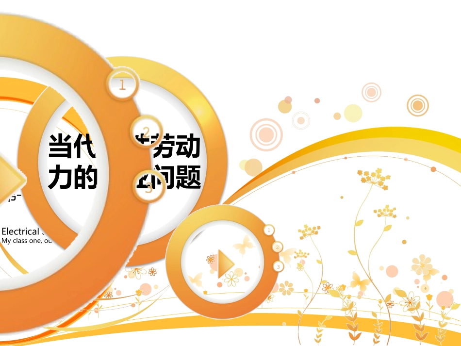 当代女性劳动力的就业问题_第1页
