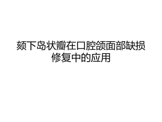 邓思敏颏下岛状瓣