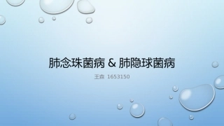 肺念珠菌病肺隐球菌病