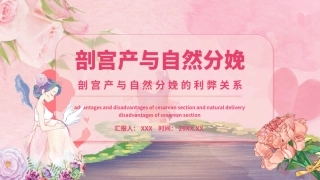 粉色剖宫产与自然分娩孕妇知识