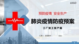 工厂复工复产疫情防疫讲座培训课件