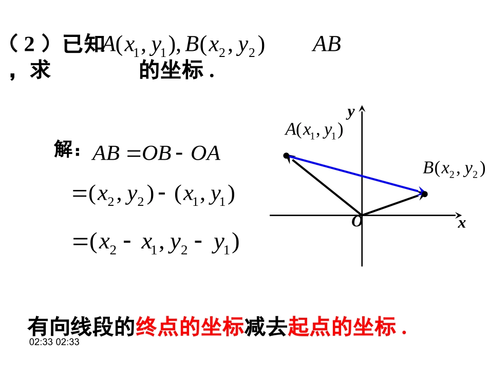 共线向量的坐标表示_第3页