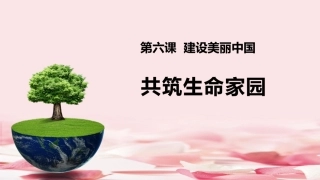 共筑生命家园课件