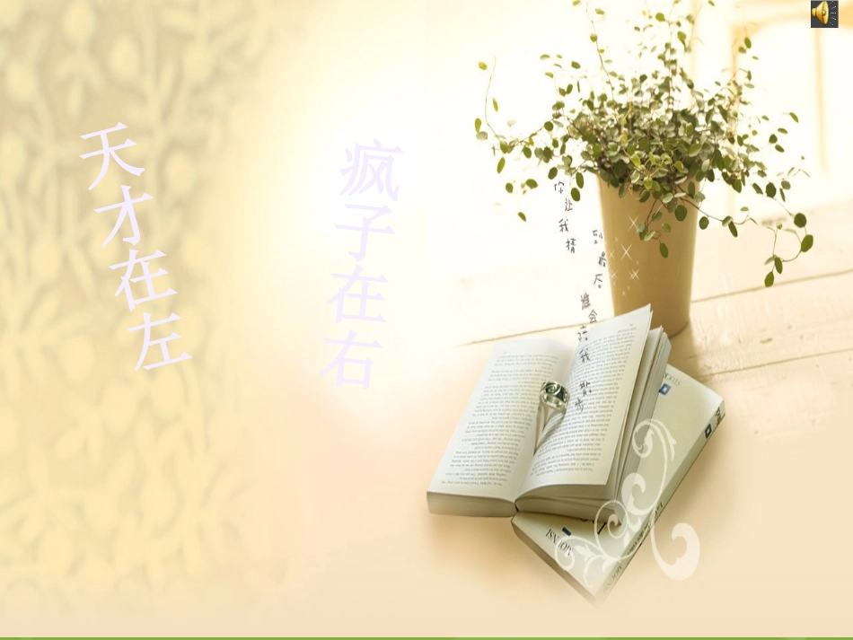 好书推荐天才在左疯子在右_第1页