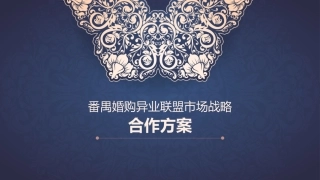 婚嫁珠宝异业联盟市场战略合作方案
