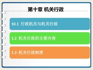 机关行政郭小聪第四版
