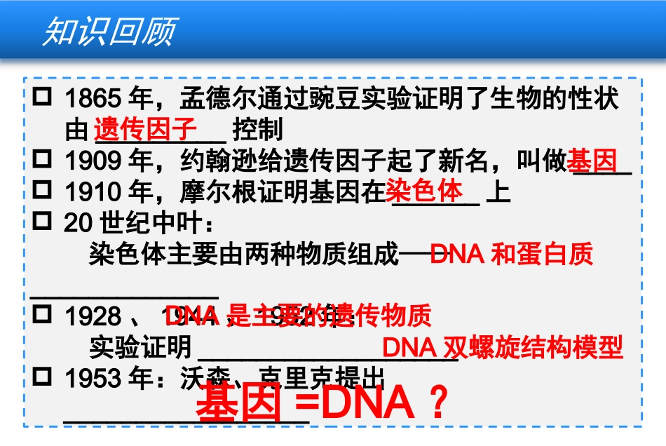 基因是有遗传效应的DNA片段上课版_第2页