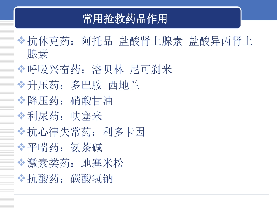 急救及高危药品解析_第2页