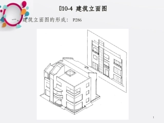 建筑立面图一建筑立面图的形成