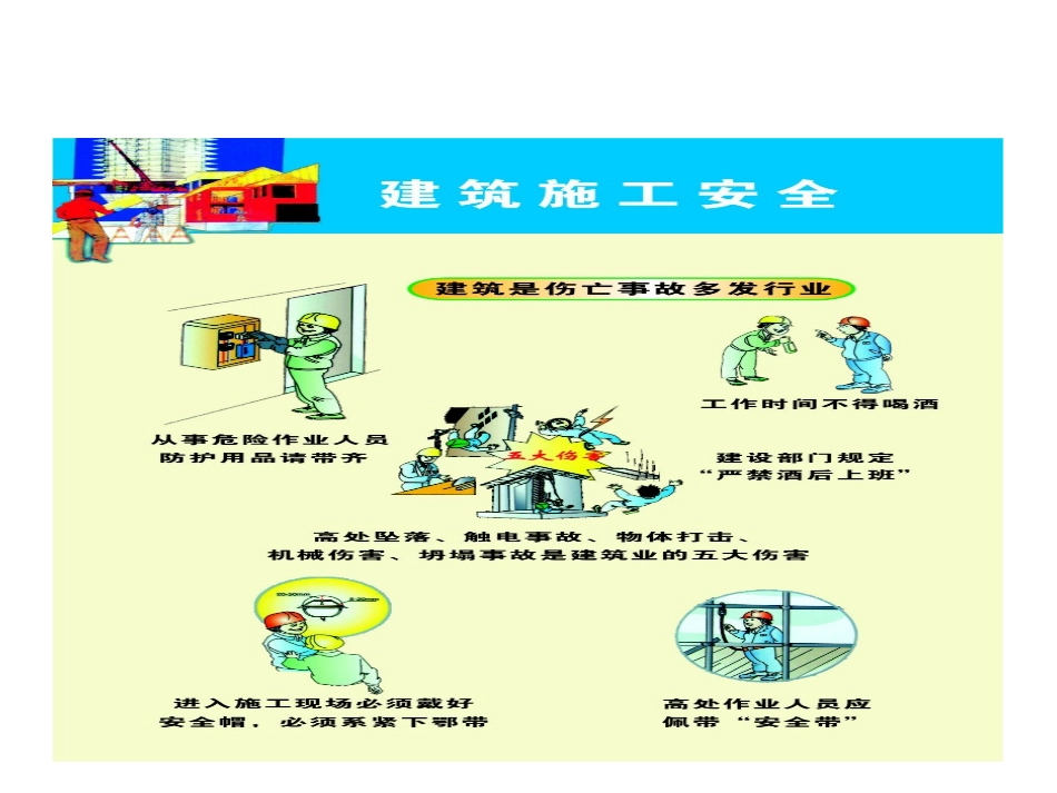 建筑施工安全宣传手册_第1页