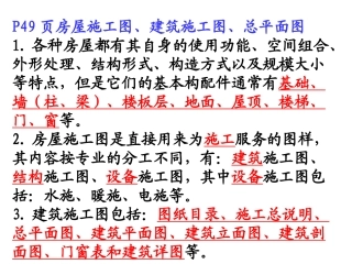 建筑施工图作业